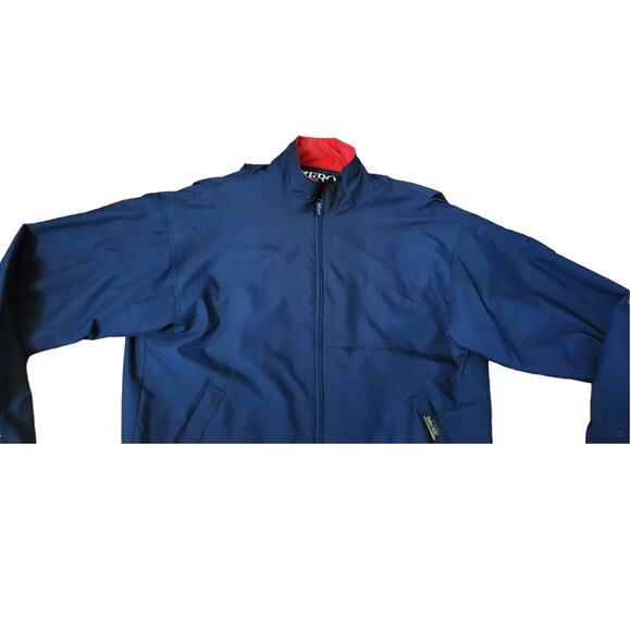 Zero Restriction Blue Mens Medium Full Zip WIndbreaker Jacket. - Picture 2 of 6